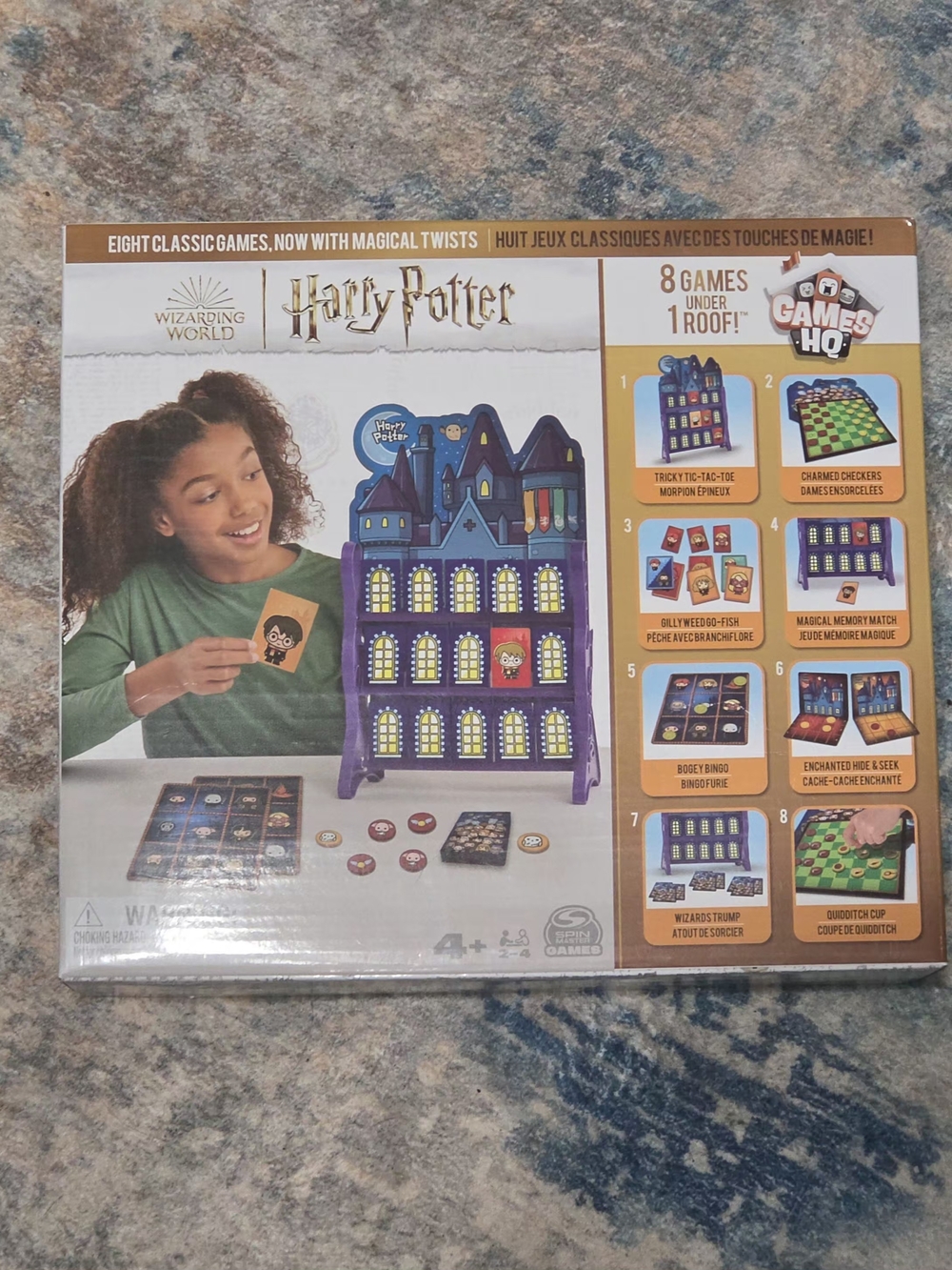 Warner Bros. Harry Potter Purple & Yellow Games HQ Multi-Game Set